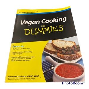 Vegan Cooking for Dummies Paperback Cook Book for Your Kitchen #VEGAN